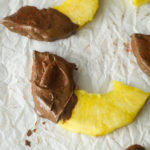 Chocolate Pineapple Slices with Cayenne Pepper