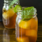 Cardamom Basil and Cucumber Iced Tea