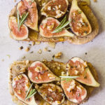 Walnut Butter And Figs Toast