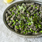 Lemony Black Sesame Sauce Pasta